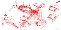 INSTRUMENTEN AFWERKING (COTE DE CONDUCTEUR) (LH) voor Honda CIVIC TYPE R 5 deuren 6-versnellings handgeschakelde versnellingsbak 2018